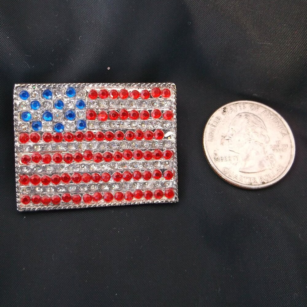 Security Bundle – Unisex 2X Black Jacket + Plastic Badge + USA Flag pin - Picture 6 of 7